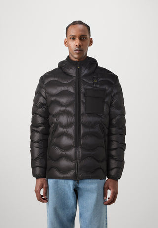 BLAUER PIUMINO BRYANT CON CAPPUCCIO UOMO BLUC02056 005958 999EI