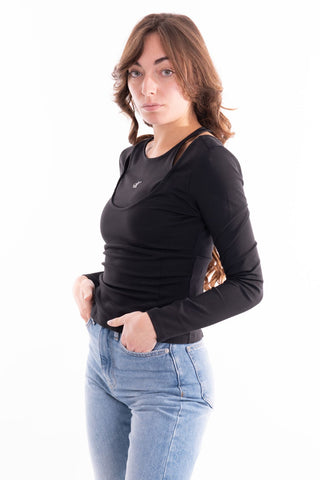 CALVIN KLEIN JEANS W DOUBLE LAYER MILANO LONG SLEEVE J221416