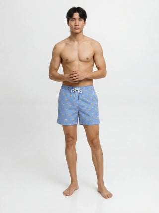 JACK&JONES MAUI BREEZE BOXER MARE FANTASIA A RIGHE CON ARANCE 12291425 DEL