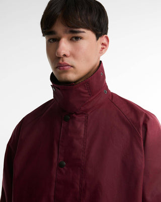 BARBOUR OS TRANSPORT GIUBBOTTO IN COTONE CERATO MWX1678 RE72