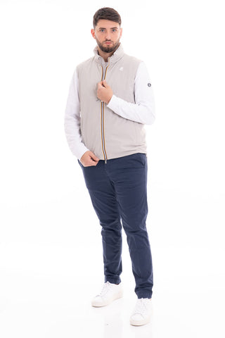 K-WAY SLEEVELESS JACKET VALEN STRETCH NYLON JERSEY MEN K3131JW 634