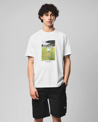 WEEKEND OFFENDER T-SHIRT MARADONA WEKENDOFFENDER PT1B32 EL DIEZ WHT