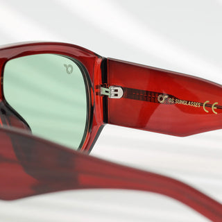 OS SUNGLASSES OCCHIALI DA SOLE VENEZIA VINO LENTE VERDE OS2052-C04