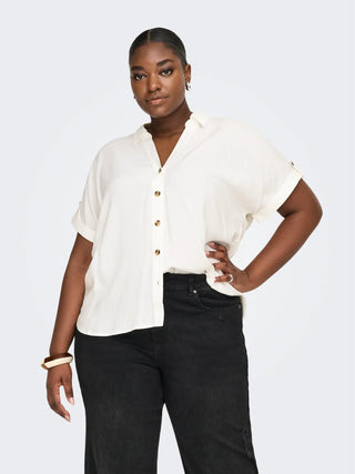 ONLY CARMAKOMA YASMIN CAMICIA 15372772 SNW