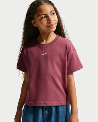 NIKE T-SHIRT NIKE ESSENTIAL BIG  CON LOGO JR FZ5559 654