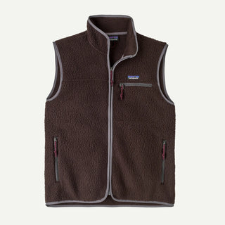PATAGONIA RETRO PILE VEST SMANICATO UOMO 22822 DNBR