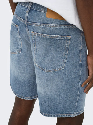 ONLY&SONS EDGE  BERMUDA JEANS UOMO 22033227 MBD