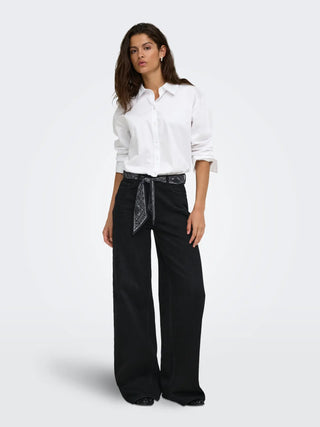 JACQUELINE DE YONG VERA JEANS CON FOULARD IN VITA 15377133 BKD