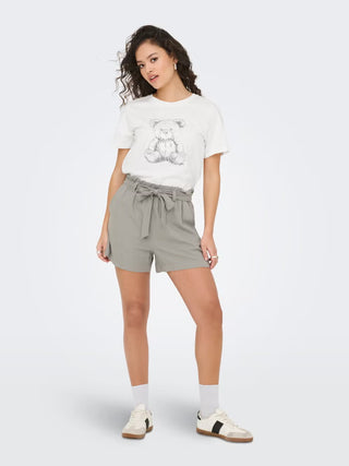 JACQUELINE DE YONG T-SHIRT BIBBI CON BASSOTTO DONNA 15356686 CLD