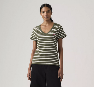 LEVI'S PERFECT T-SHIRT A RIGHE CON SCOLLO A V 85341 0136