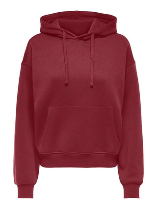 ONLY BEST HOODIE WITH POCKET WOMEN (CABERNET) WOMEN 15338730 CBT