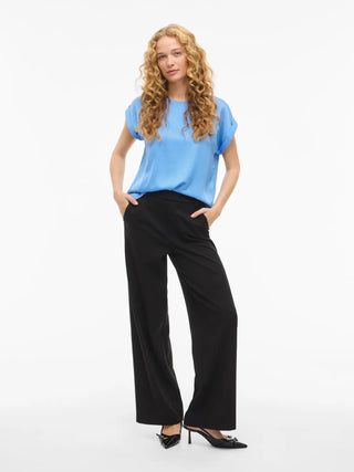 VILA ELLETTE T-SHIRT SATINATA DONNA 14059563 ALA