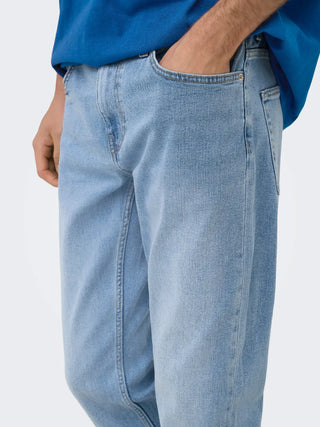 ONLY&SONS JEANS REGULAR WEFT 22027900 LBD