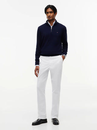 TOMMY HILFIGER PIMA ORG MAGLIONE CON ZIP MW28049 DW5