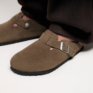 BIRKENSTOCK BOSTON PELLE IN SUEDE IF6490