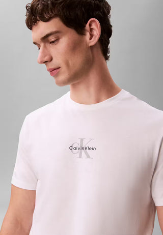 CALVIN KLEIN JEANS T-SHIRT MICRO MONOLOGO GRAPHIC CK UOMO LV04RB866G YAF