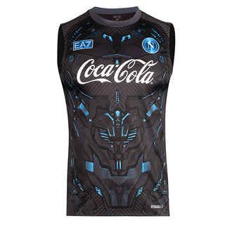 EA7 NAPOLI T-SHIRT SMANICATO NAPOLI COCA COLA TRAINING STAFF N26T01 NER