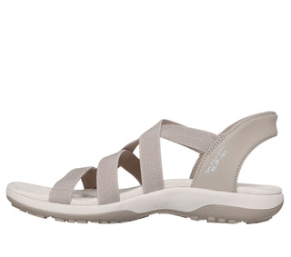 SKECHERS SANDALI REGGAE SLIM-STRETCH FLEX DONNA 163460 TPE