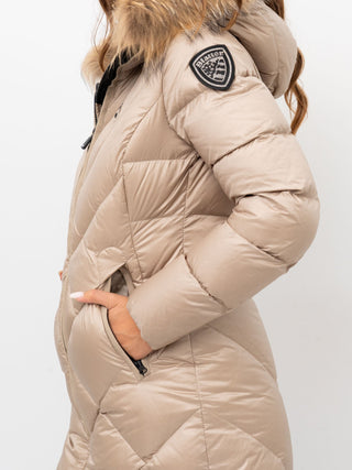 BLAUER ALTHEA LONG DOWN JACKET WITH FUR WOMEN BLDK03052 006047 301CB
