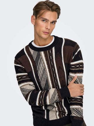 ONLY&SONS RISE MAGLIONE OPERATO 22035131 BLK