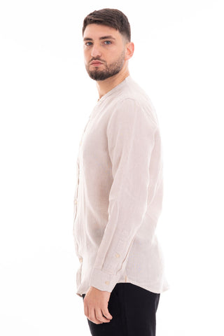 MARKUP CAMICIA MANICA LUNGA COREANA 100% LINO MK13002 CRD