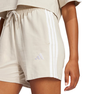 ADIDAS ESSENTIALS 3 STRIPES LOGO SHORTS WOMEN JE1195 