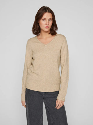 VILA RIL MAGLIONE CON SCOLLO A V DONNA 14042769 NTM