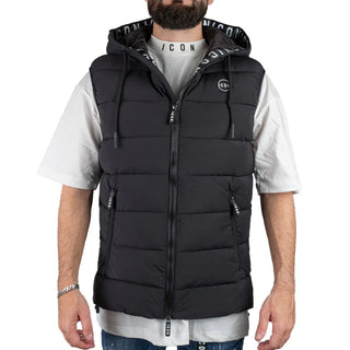 ICON GILET C/IGROS C/LOGO E INTERNO LOGATO ICON F2W6J010 NER
