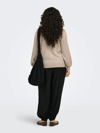 ONLY CARMAKOMA PRINCESS CARDIGAN CON BOTTONI E MANICA LAVORATA 15379932 MMR