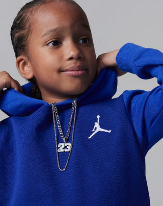 NIKE JORDAN ESSENTIALS FLEECE PULLOVER HOODIE SET JR 85C58 U1A