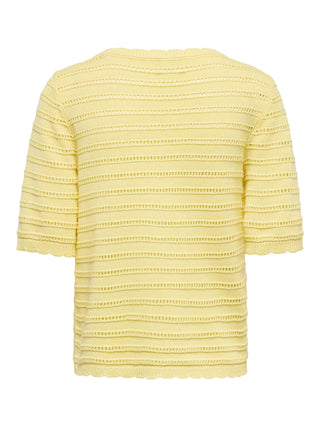 JACQUELINE DE YONG ANJA CARDIGAN CON SCOLLO A V 15366211 DEC