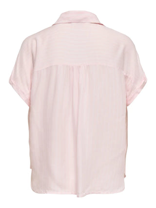 ONLY GIBSI-PUORI SS CAMICIA CON SCOLLO A V DONNA 15370650 CLD