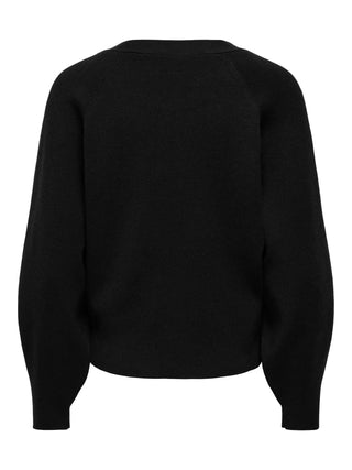 ONLY CARDIGAN SITERI CON SCOLLATURA A 4 BOTTONI 15374994 BLK