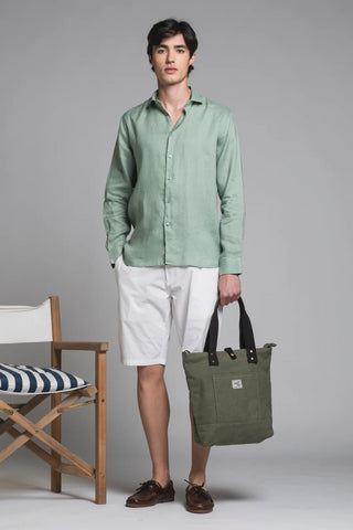 IMPURE CHINO BERMUDA IN POPELINE  UOMO KURT POPC24