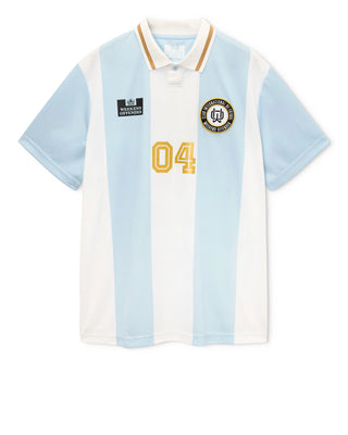 WEEKEND OFFENDER POLO FOOTBALL SHIRT FS1B10 MOULAY SKY
