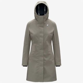 K-WAY GIUBBOTTO STEPHY BONDED LUNGO  IN NEOPRENE DONNA K21489W B3B