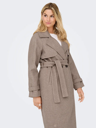 ONLY CAPPOTTO LAURA LUNGO CON CINTURA 15373586 SYT