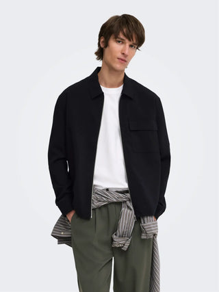 ONLY&SONS WILL GIACCA CON TASCHINO E ZIP 22038673 JBK