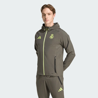 ADIDAS FELPA CON CAPPUCCIO REAL MADRID UOMO JV5322