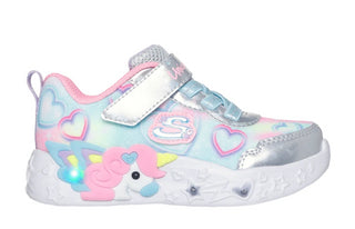 SKECHERS SCARPE BIMBA S LIGHTS UNICORN DREAM'S HER 303064N SMLT