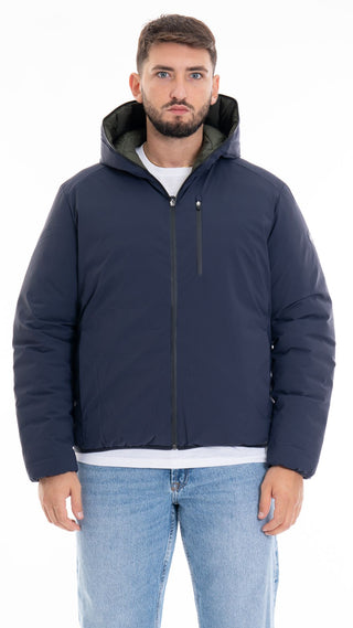 SAVE THE DUCK EZRA REVERSIBLE HOODED JACKET MEN D33600M MATT19 90000