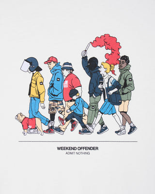 WEEKEND OFFENDER T-SHIRT EVERYONE WEKENDOFFENDER PT1B10 EVERYONE WHI