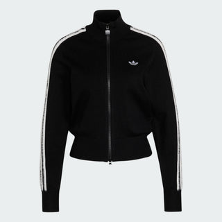 ADIDAS ORIGINALS FELPA FIREBIRD IN MAGLIA CON STRISCE  EFFETTO PELOSO DONNA KS7366