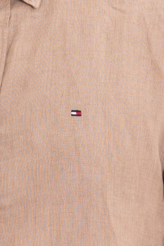 TOMMY HILFIGER M CAMICIA PIGMENT DYED SOLID REGULAR FIT MW34602 AEG