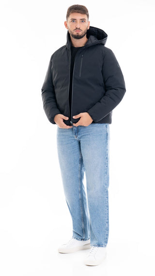 SAVE THE DUCK EZRA REVERSIBLE HOODED JACKET MEN D33600M MATT19 10000