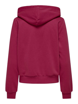 ONLY BEAUTIFUL SWEATER LONG SLEEVE CREW NECK WITH ZIP AND HOOD WOMEN 15326712 GRA