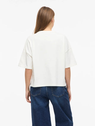 VILA VILA LYRICA T-SHIRT MANICA 2/4 14108550 SNW