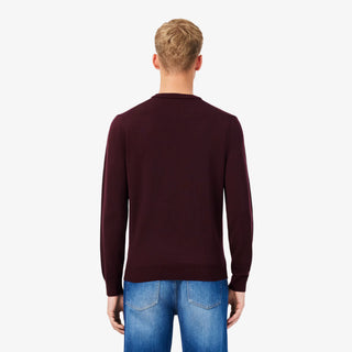 LACOSTE MAGLIONE LACOSTE GIROCOLLO IN LANA MERINO AH1969 3KE