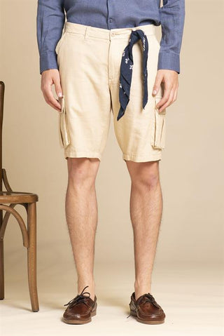 IMPURE COOPER BERMUDA CARGO MISTO LINO TESSUTO TINTO UOMO COOPER MLNC68