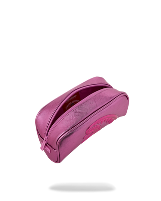 SPRAYGROUND METALLIC PINK DRIP POUCH ASTUCCIO B9526